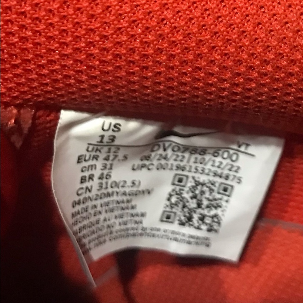 (8)Nike Air Force 1 Low '07 “Picante” - Picture 9 of 10